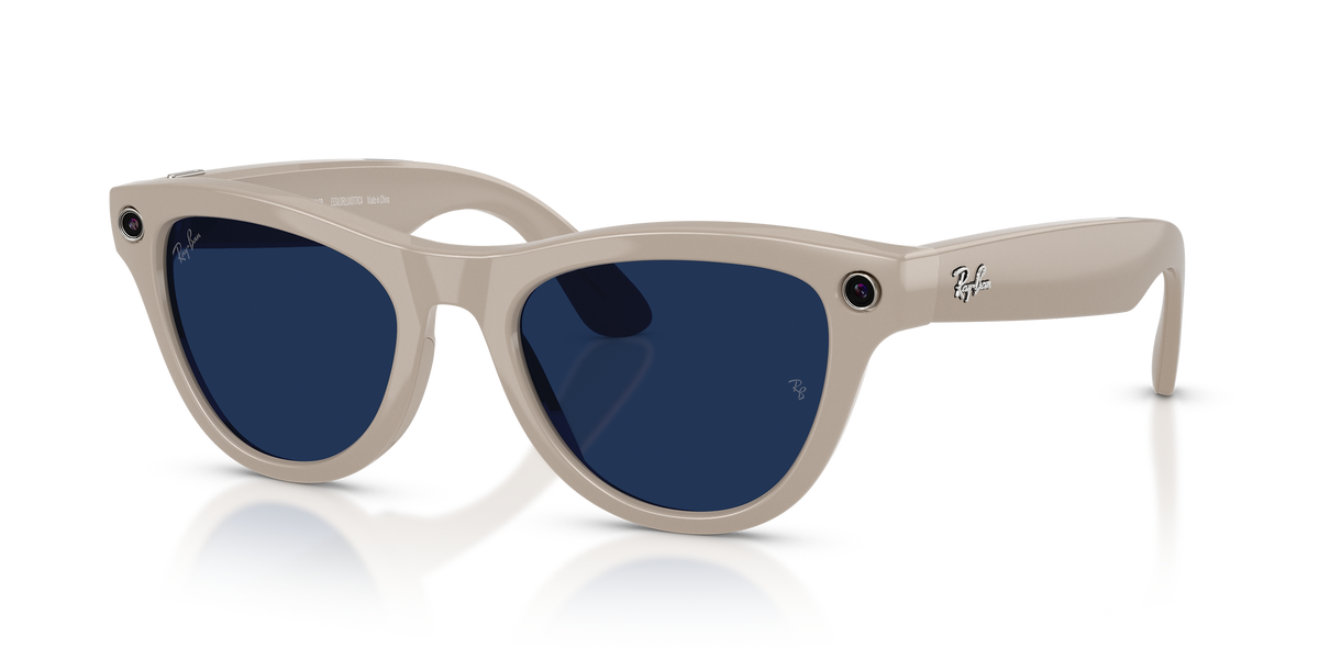 Ray-ban Skyler Meta Gen 2 Fotochromatische Zonnebril Grijs Transitions Sapphire/CAT1-3 / 52 Man,Vrouw