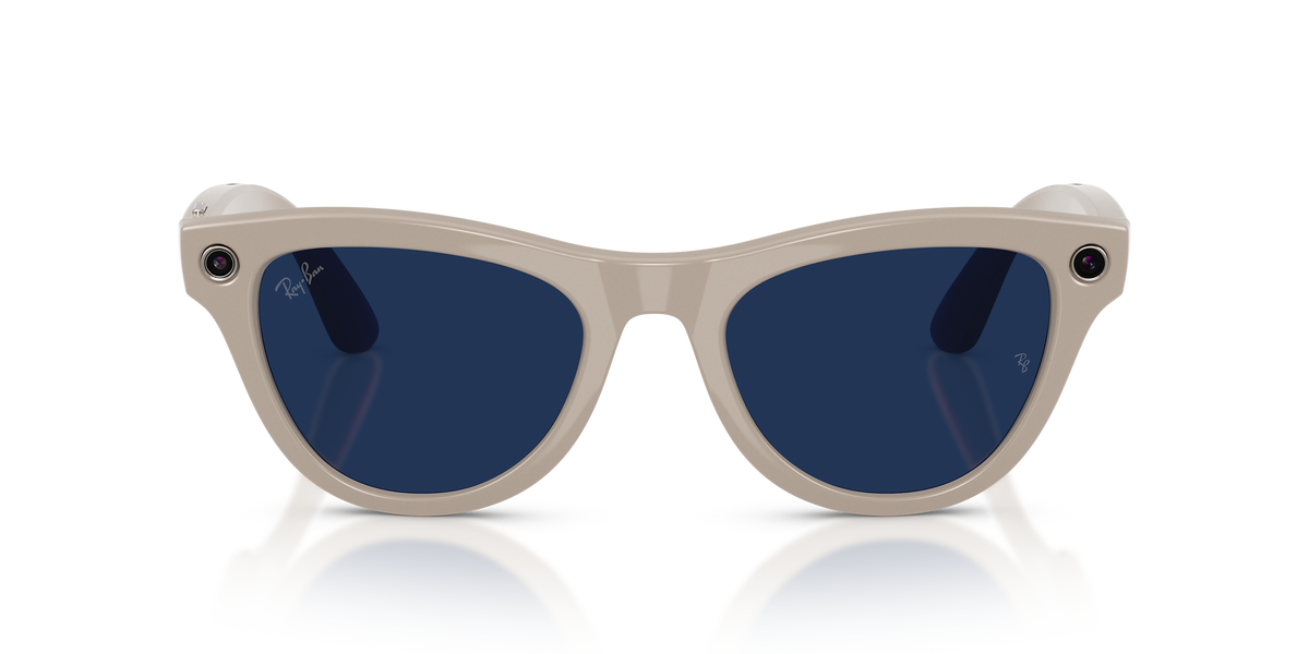 Ray-ban Skyler Meta Gen 2 Fotochromatische Zonnebril Grijs Transitions Sapphire/CAT1-3 / 52 Man,Vrouw