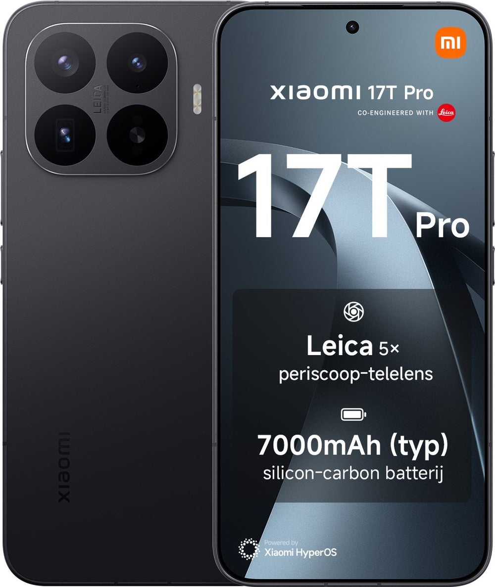 Xiaomi 17T Pro Zwart 12GB RAM 1024GB ROM