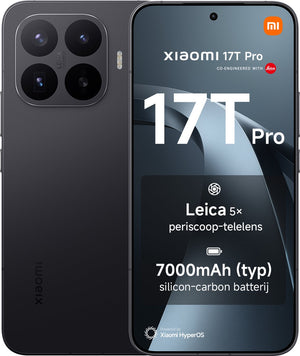 Xiaomi 17T Pro Zwart 12GB RAM 1024GB ROM