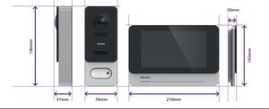 Philips videodeurbel WelcomeEye Wireless draadloos - te koppelen met smartphone