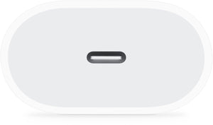 Apple 20W Power adapter - USB-C aansluiting - Snellader iPhone - Wit