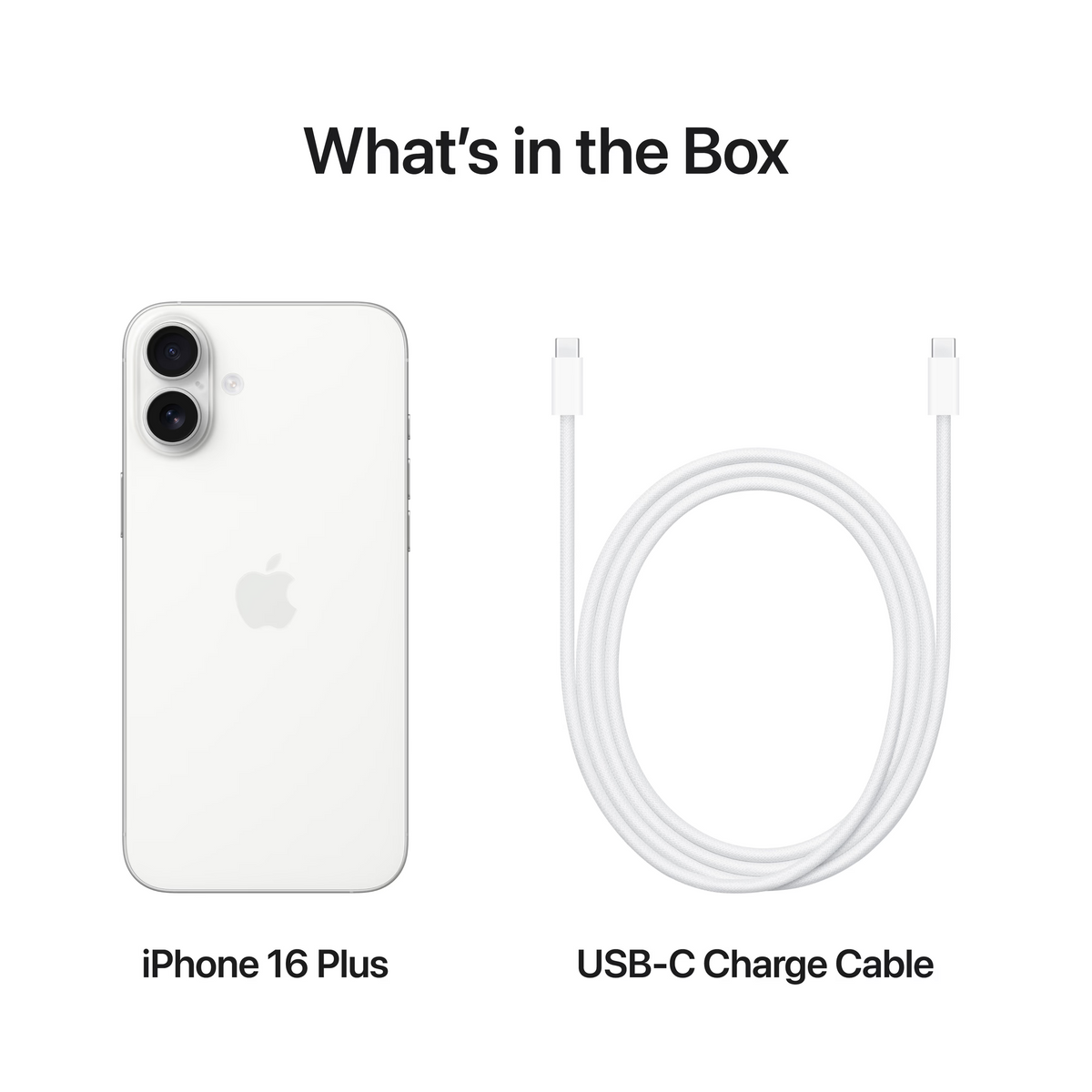 Apple iPhone 16 Plus - Wit