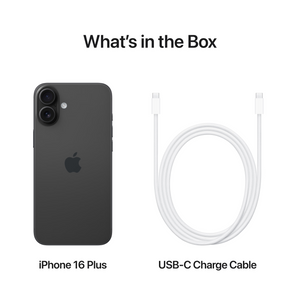 Apple iPhone 16 Plus - Zwart