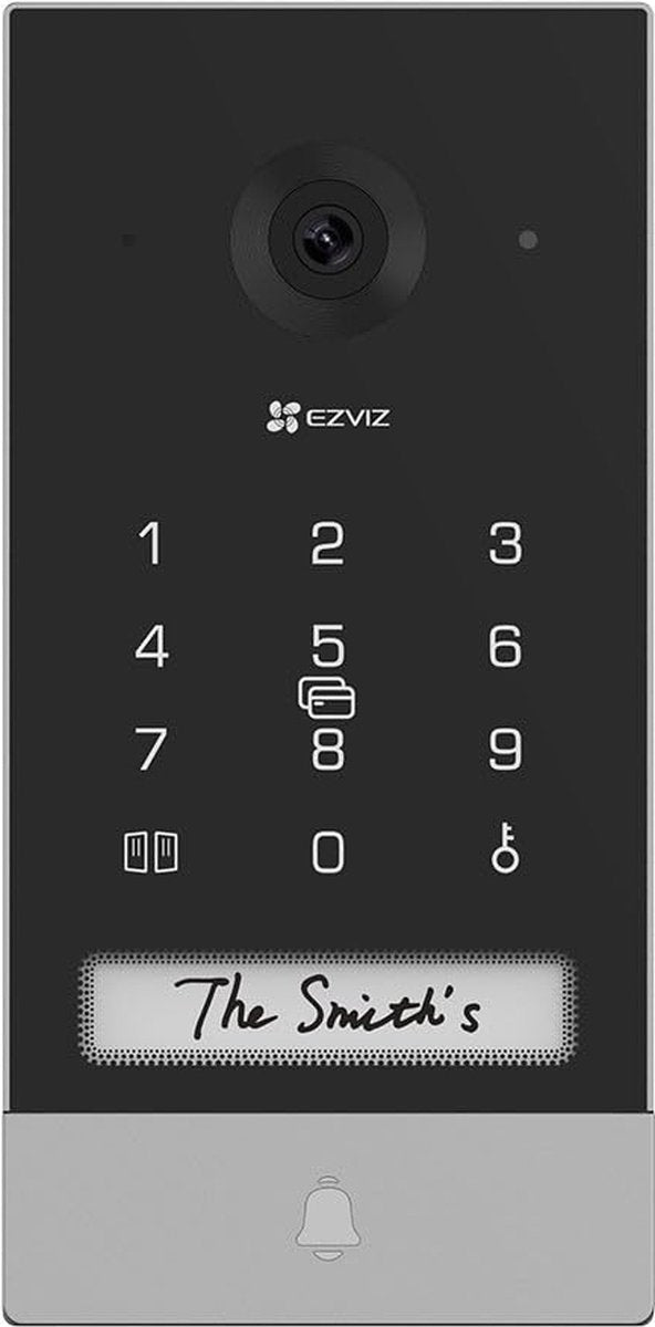 EZVIZ EP7 intercomsysteem 17,8 cm (7') Zwart, Zilver