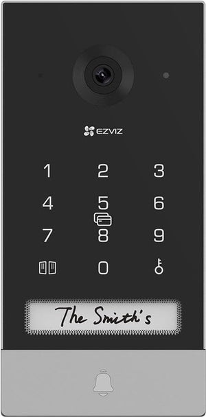 EZVIZ EP7 intercomsysteem 17,8 cm (7') Zwart, Zilver
