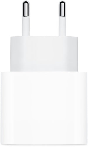 Apple 20W Power adapter - USB-C aansluiting - Snellader iPhone - Wit