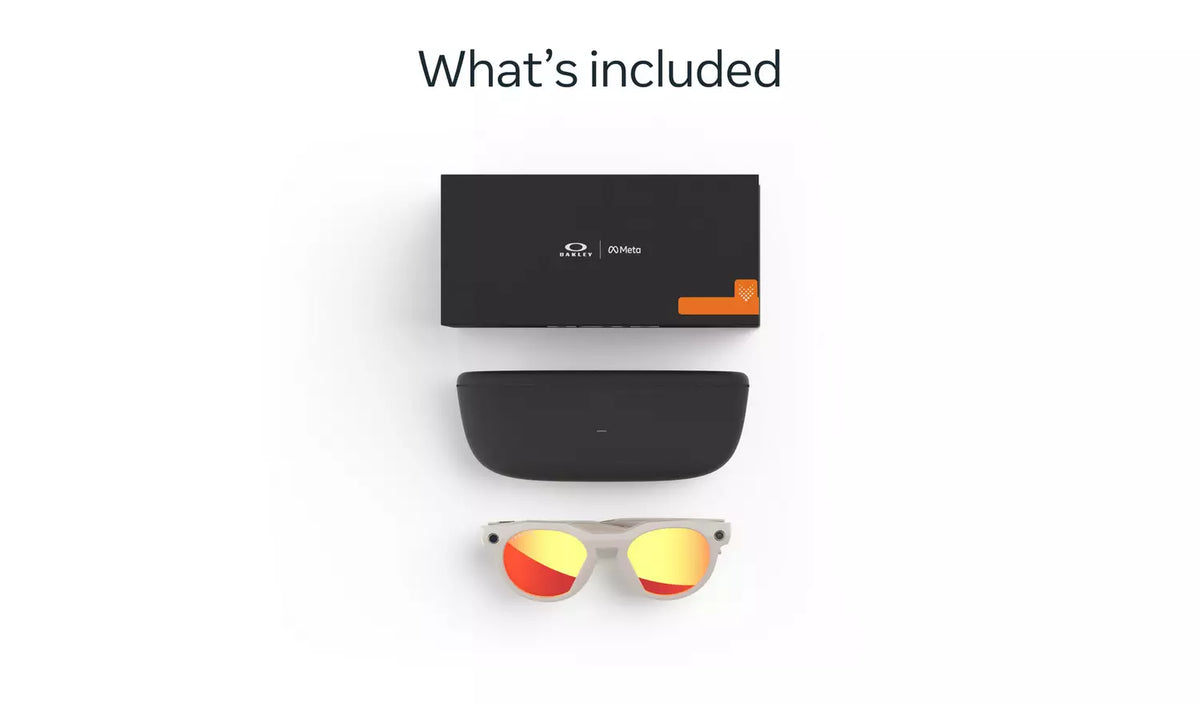 Oakley Meta - HSTN - 0OW8002-04 - Warmgrijs - PRIZM Ruby lens - Smartglasses