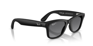 Ray-ban Wayfarer Meta Gen 2 Gepolariseerde Zonnebril Zwart Polar Gradient Graphite