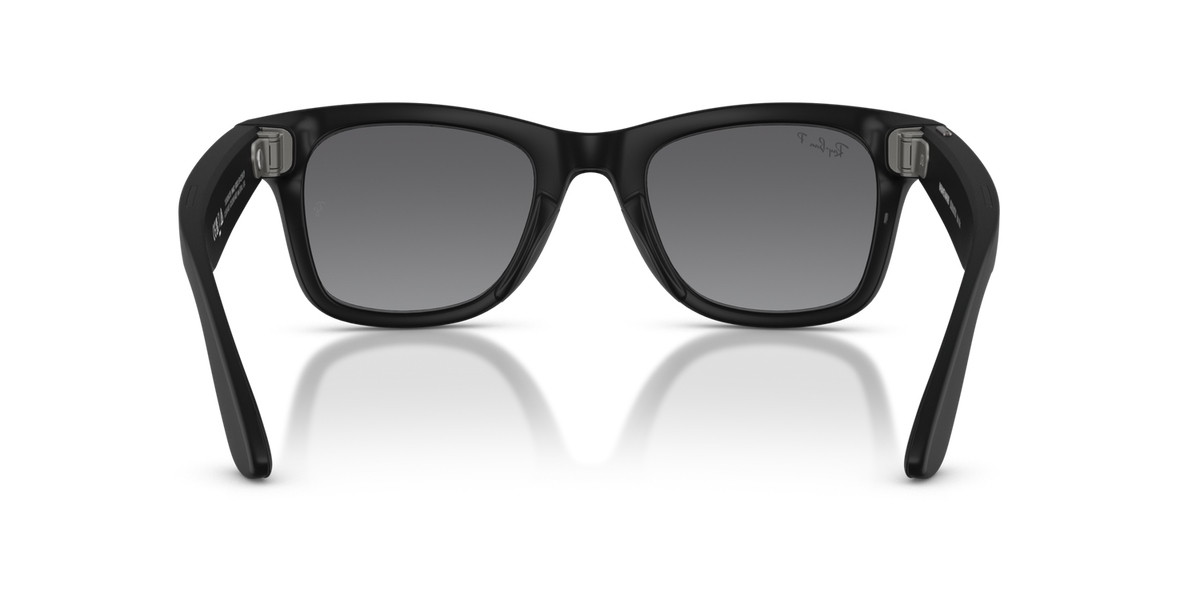 Ray-ban Wayfarer Meta Gen 2 Gepolariseerde Zonnebril Zwart Polar Gradient Graphite