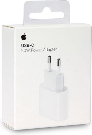 Apple 20W Power adapter - USB-C aansluiting - Snellader iPhone - Wit