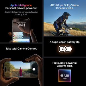 Apple iPhone 16 Pro Max - Zwart Titanium