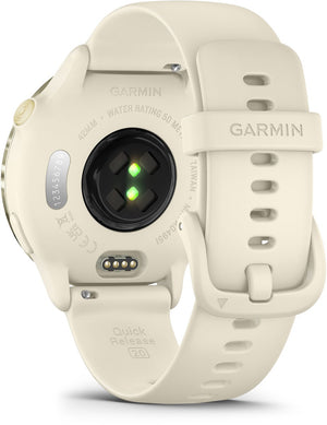 Garmin Vivoactive 6 - Smartwatch - Sporthorloge- Health - Fitness - 42 mm - Lunar Goudkleurig