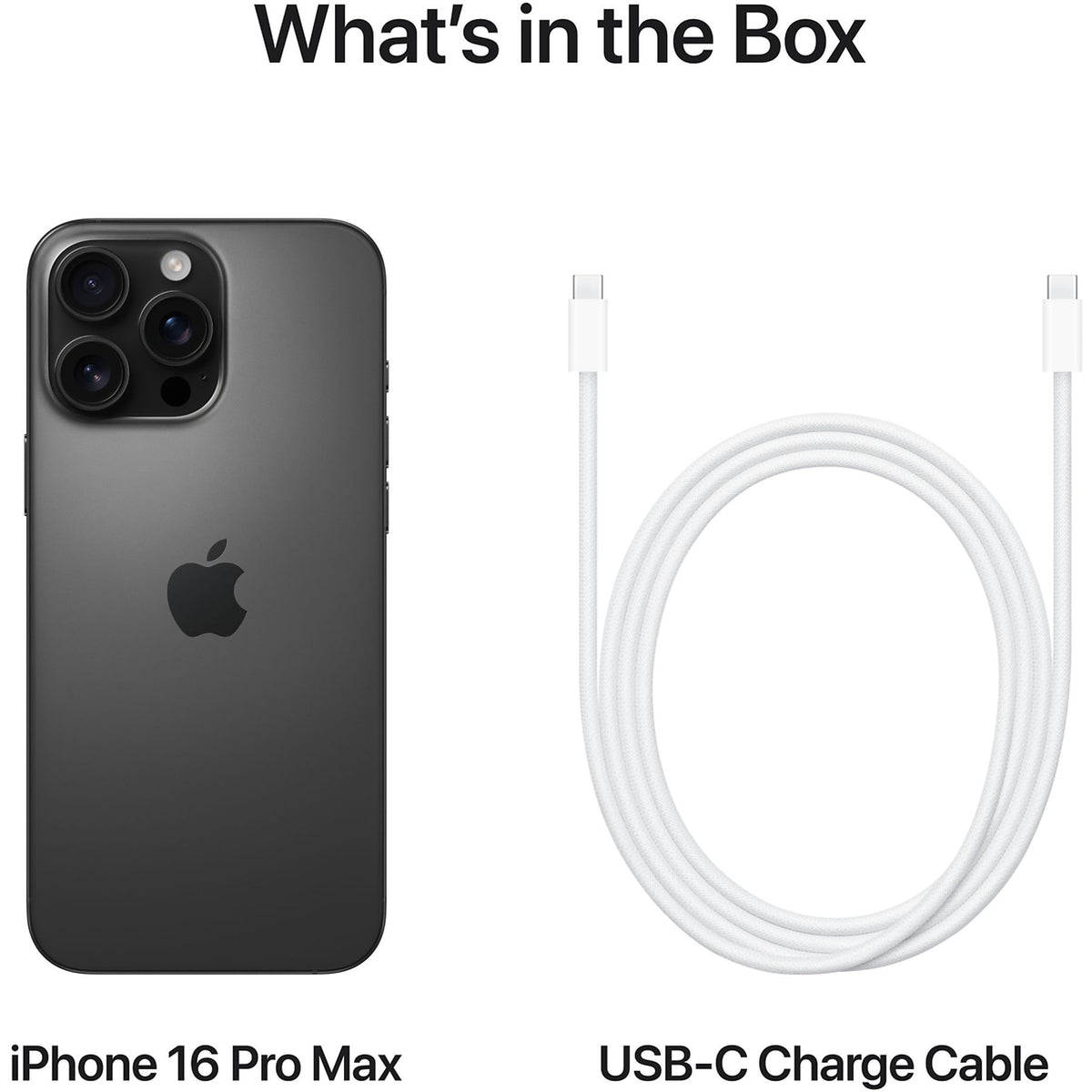 Apple iPhone 16 Pro Max - Zwart Titanium
