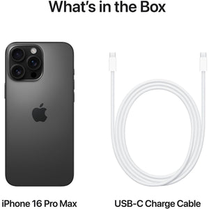 Apple iPhone 16 Pro Max - Zwart Titanium