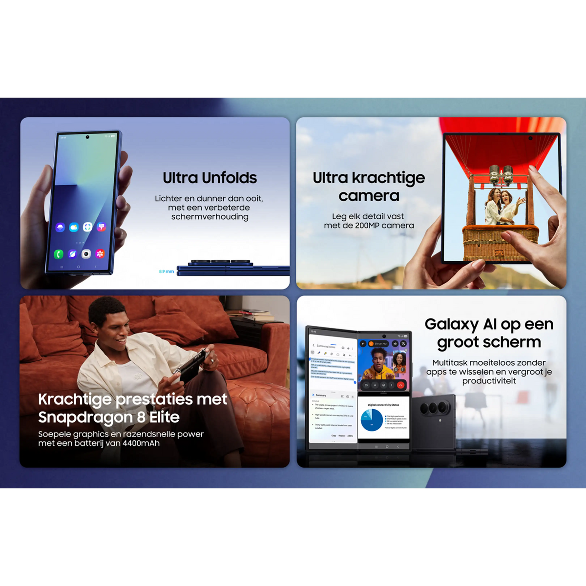 Samsung Galaxy Z Fold7 - Silver Shadow