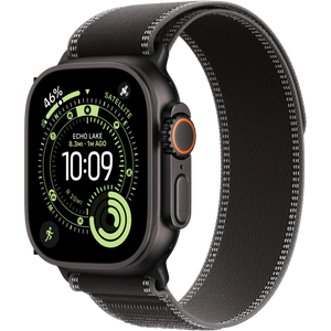 Apple Watch Ultra 3 - Wifi + 5G - 49mm - Black Titanium Case with Black/Charcoal Trail Loop - M/L