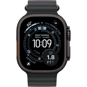 Apple Watch Ultra 3 - Wifi + 5G - 49mm - Black Titanium Case with Black Ocean Band