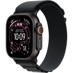 Apple Watch Ultra 3 - Wifi + 5G - 49mm - Black Titanium Case with Black Alpine Loop - Medium
