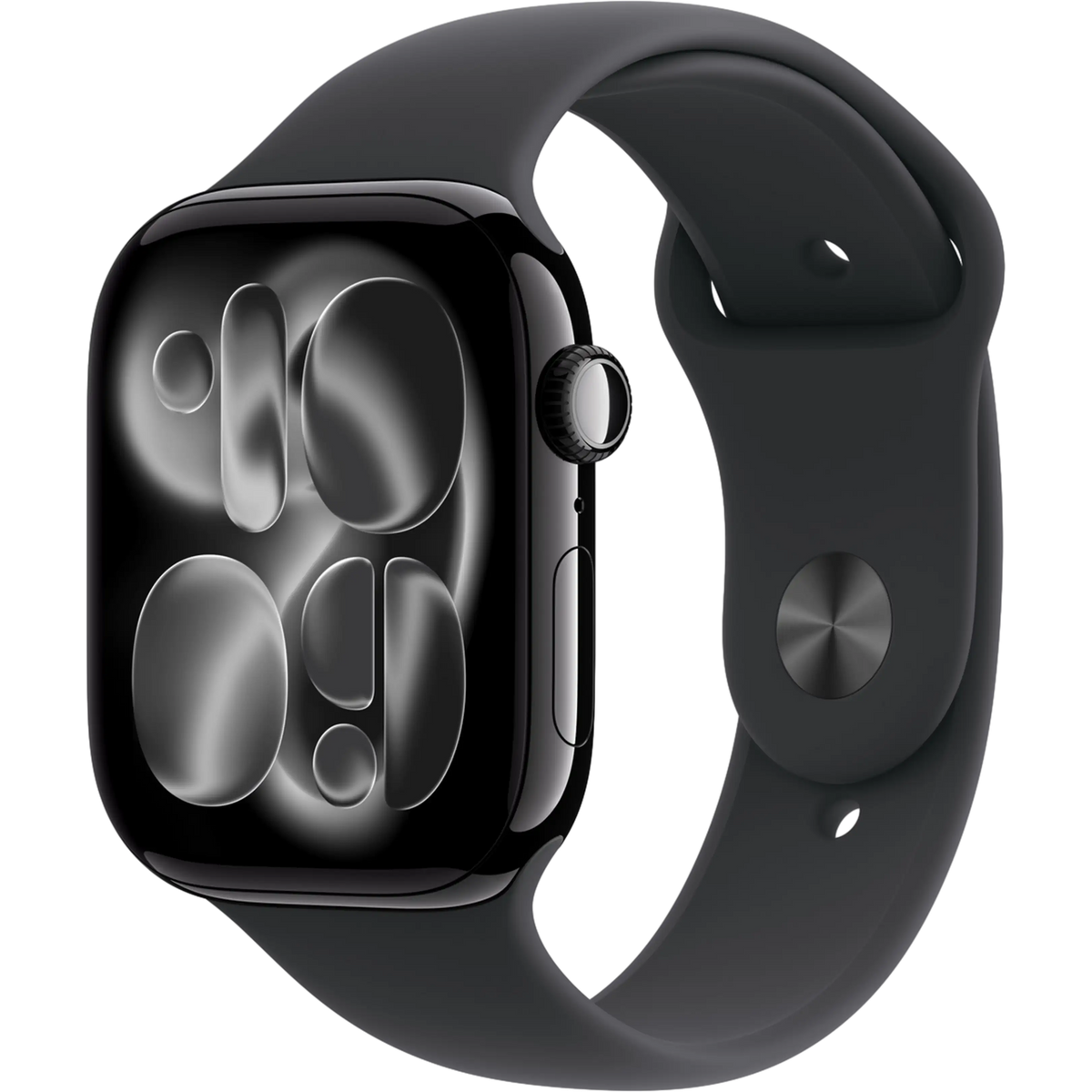 Apple Watch 11 - Wifi + 5G - 46mm - Jet Black Aluminium Case with Black Sport Band - S/M