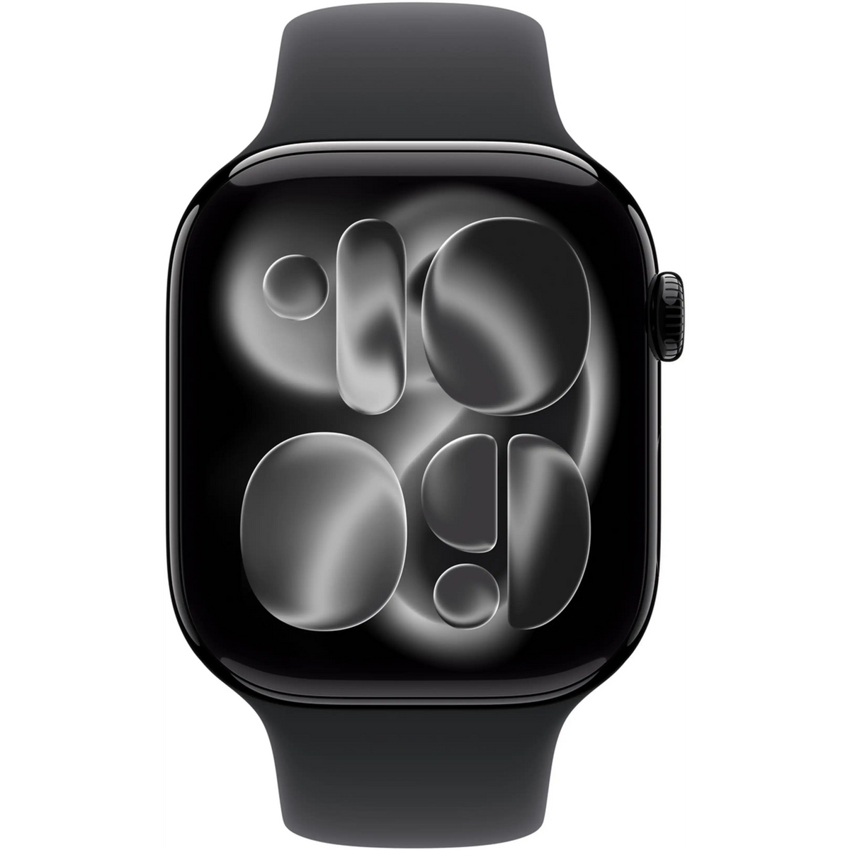 Apple Watch 11 - Wifi + 5G - 46mm - Jet Black Aluminium Case with Black Sport Band - S/M