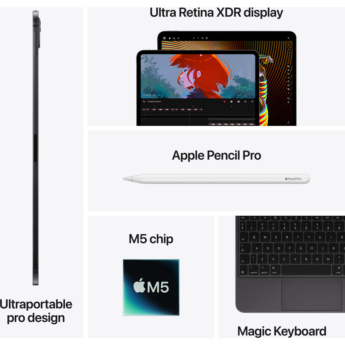 Apple iPad Pro (2025) - 11 inch - Wi-Fi + 5G - 256GB - Silver