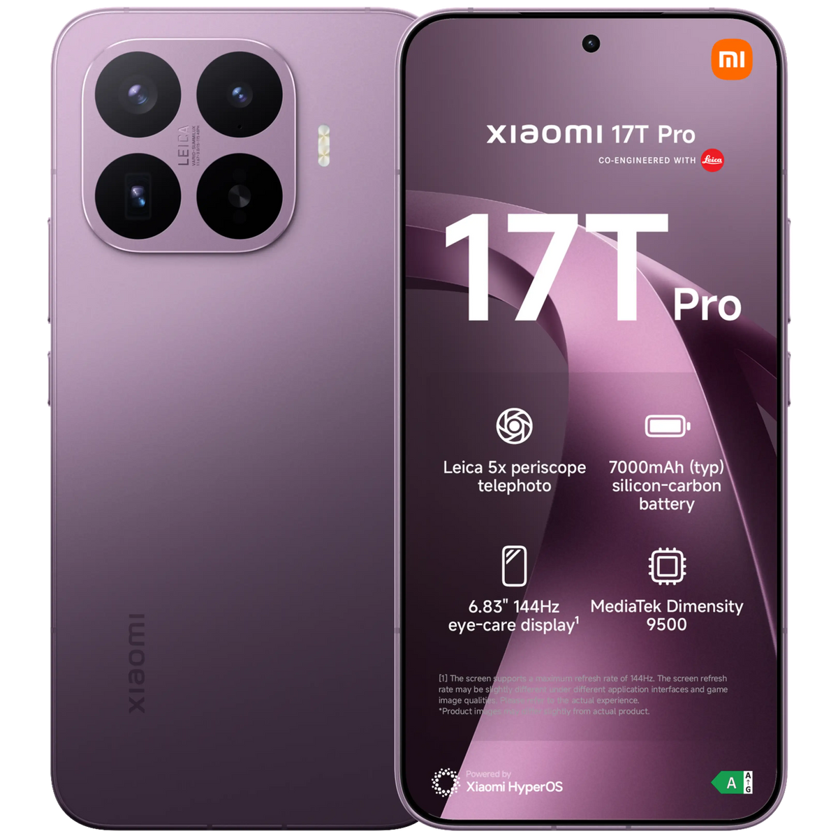 Xiaomi 17T Pro Donker paars