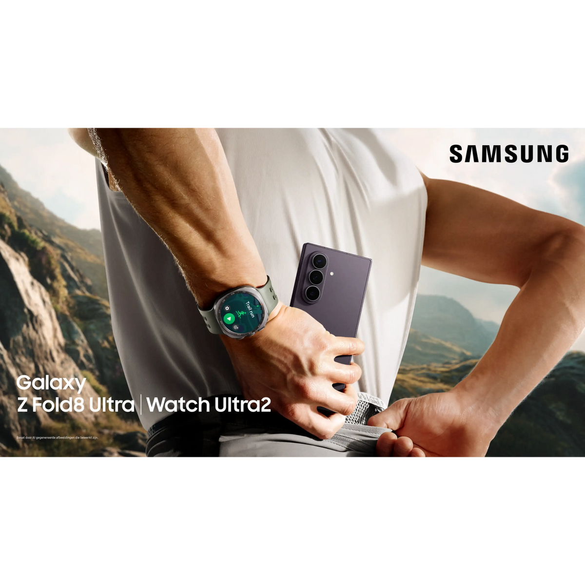 Samsung Galaxy Watch Ultra2 - smartwatch - 47 mm - Zilver