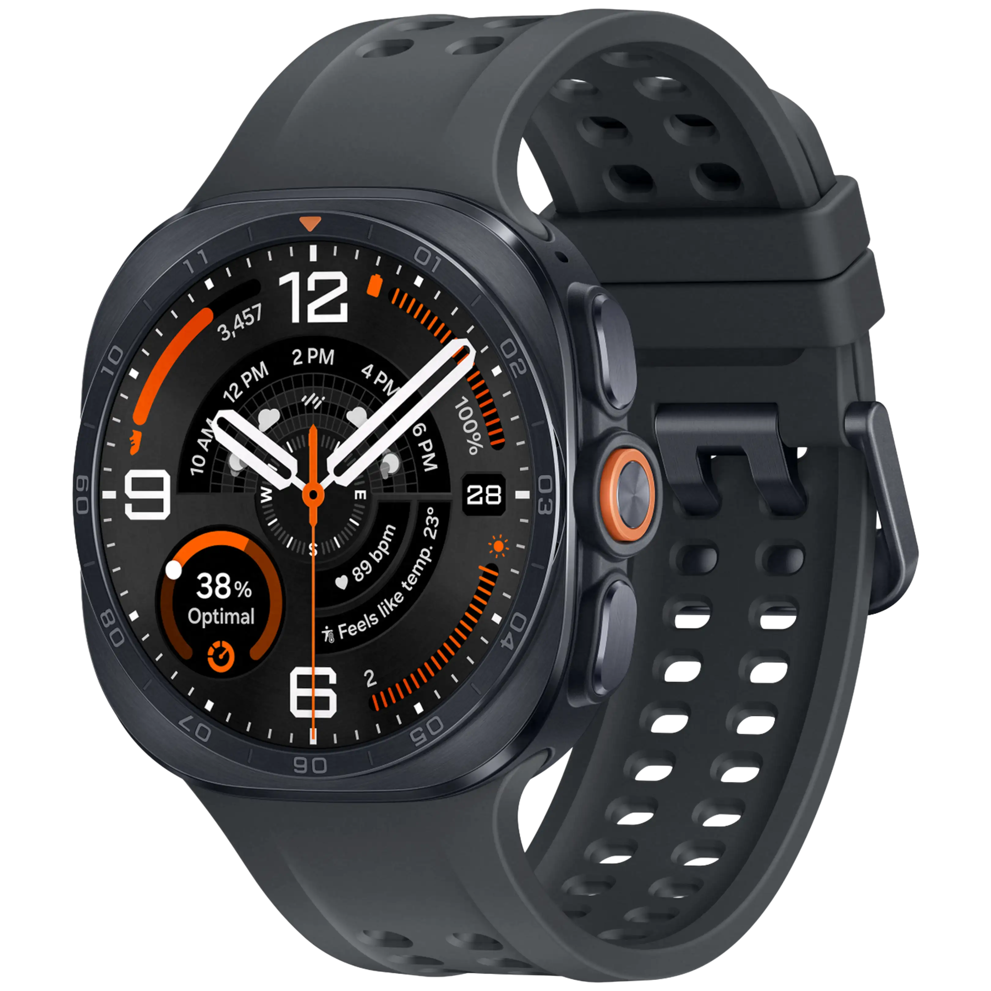 Samsung Galaxy Watch Ultra2 - smartwatch - 47 mm - Zwart