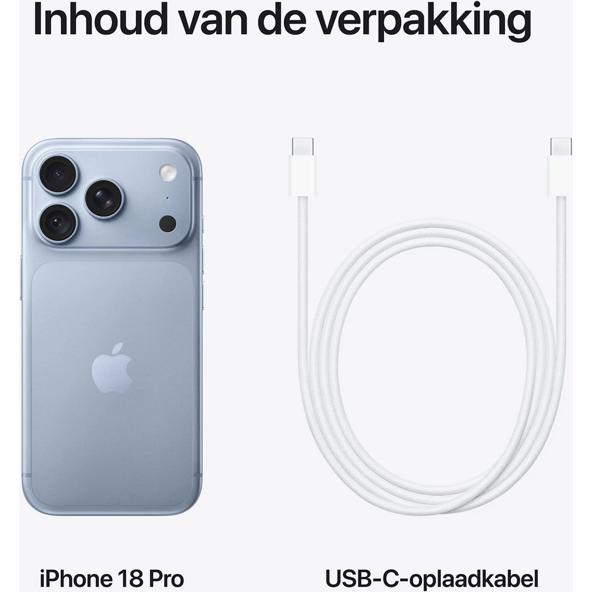 Apple iPhone 18 Pro - Gletsjer