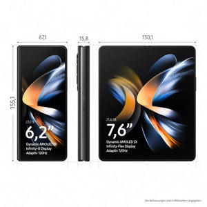 Samsung Galaxy Z Fold 4 - 5G - Phantom Black