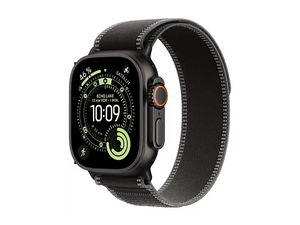 Apple Watch Ultra 3 - Wifi + 5G - 49mm - Black Titanium Case with Black/Charcoal Trail Loop - S/M