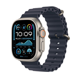 Apple Watch Ultra 2 - GPS + Cellular - 49mm - Titanium Case with Blue Ocean Band