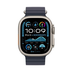 Apple Watch Ultra 2 - GPS + Cellular - 49mm - Titanium Case with Blue Ocean Band