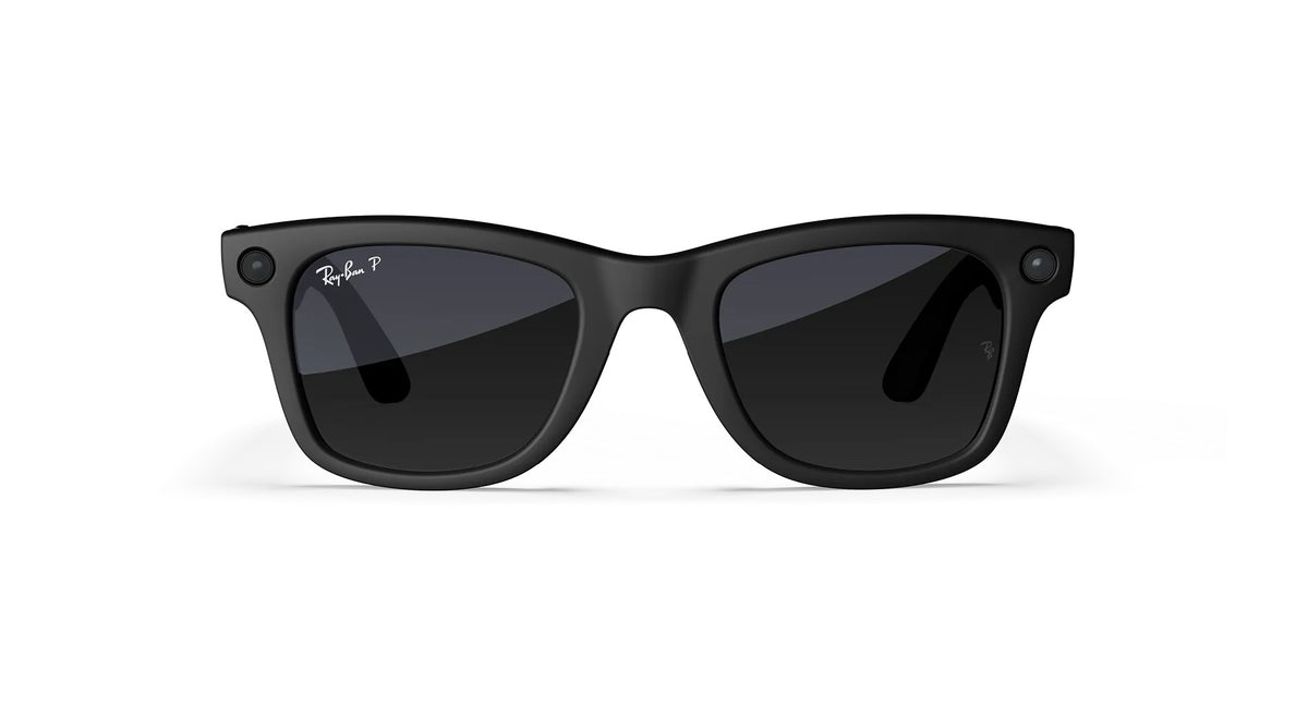 Ray-ban Wayfarer Meta Gen 2 Gepolariseerde Zonnebril Zwart Polar Gradient Graphite