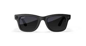 Ray-ban Wayfarer Meta Gen 2 Gepolariseerde Zonnebril Zwart Polar Gradient Graphite