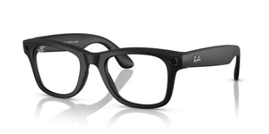 Ray-Ban: Meta Wayfarer - Clear to G15 Green Transitions - Matte Black