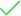 Benefit checkmark